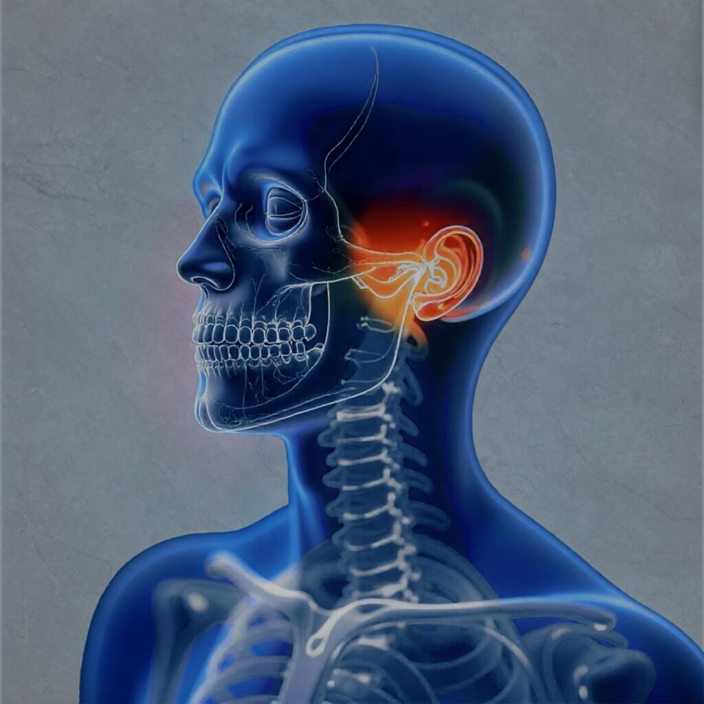 Physiotherapy treatment for TMJ Dysfunction focusing on jaw pain relief, muscle relaxation, and improved joint movement.
