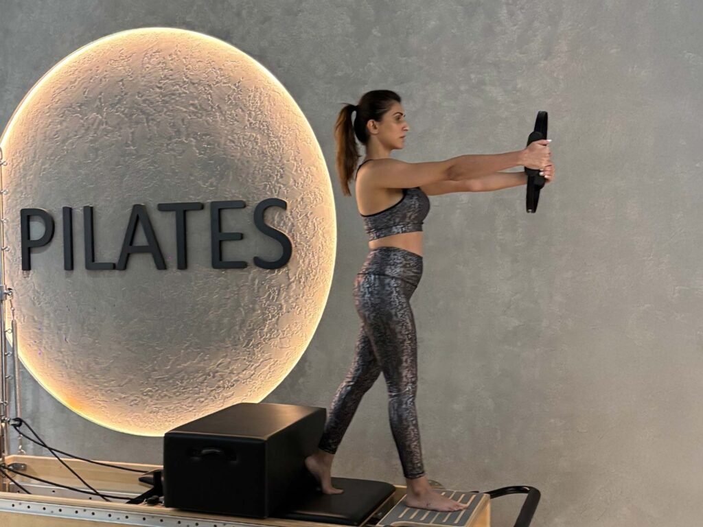 Clinical Pilates session focusing on core strengthening, posture correction, and rehabilitation through guided physiotherapy exercises.