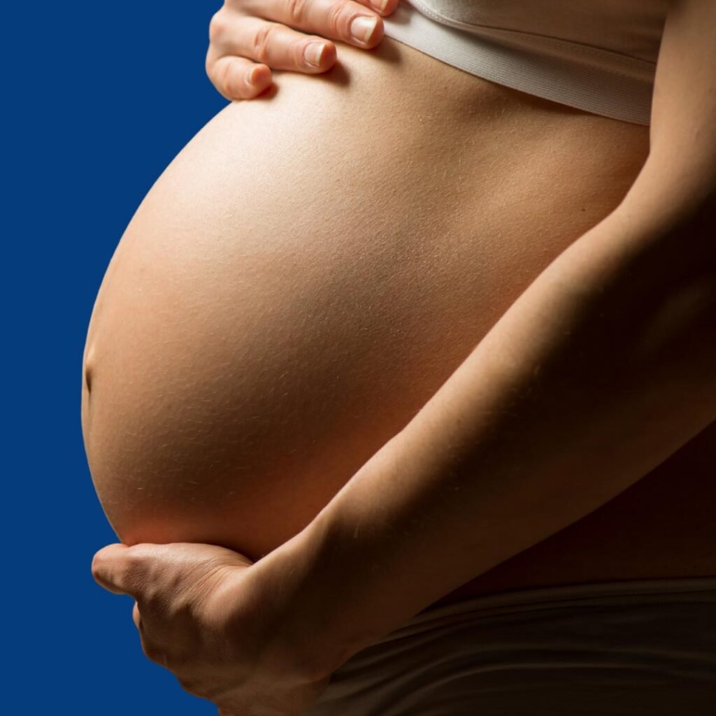 Physiotherapy for Pregnancy Care focusing on posture support, back pain relief, and prenatal wellness.