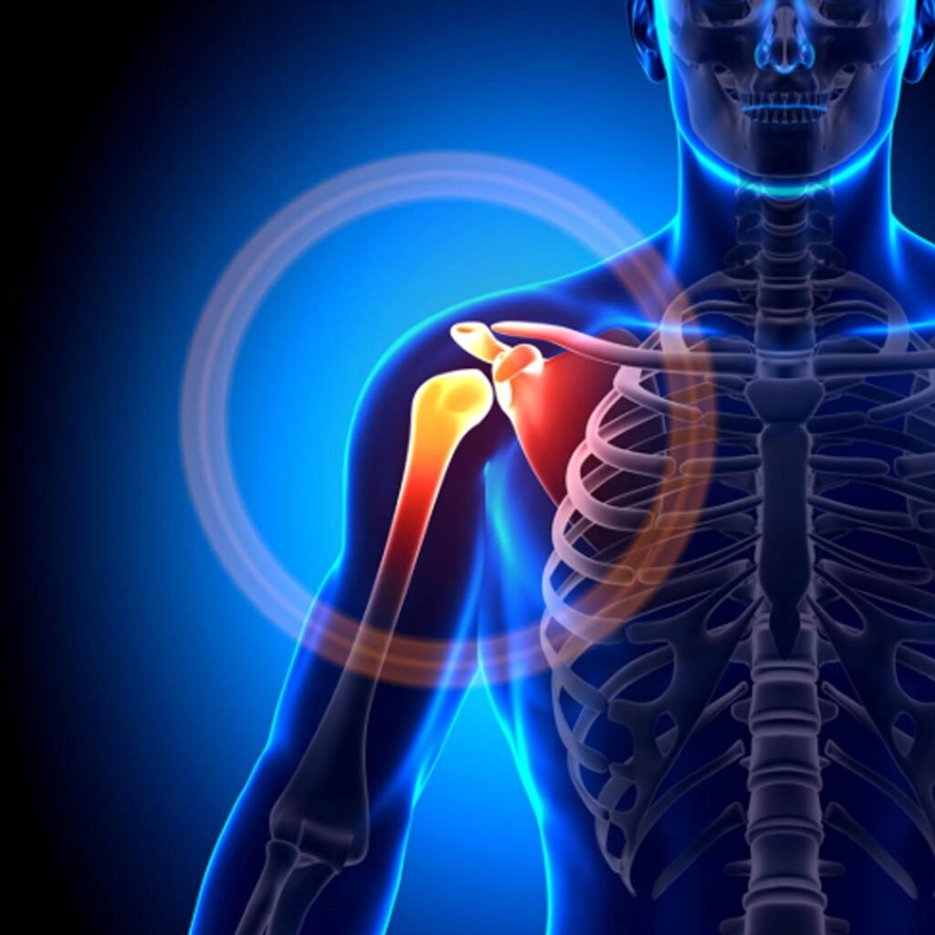 Physiotherapy for Rotator Cuff Injury focusing on shoulder pain relief, muscle strengthening, and mobility restoration.