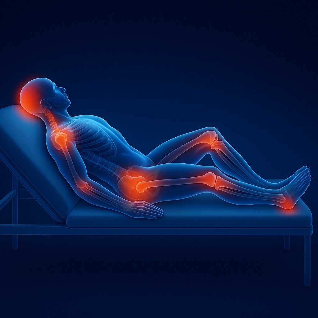 Physiotherapy and wound care management for Bed Sores focusing on pressure relief, healing support, and mobility improvement.